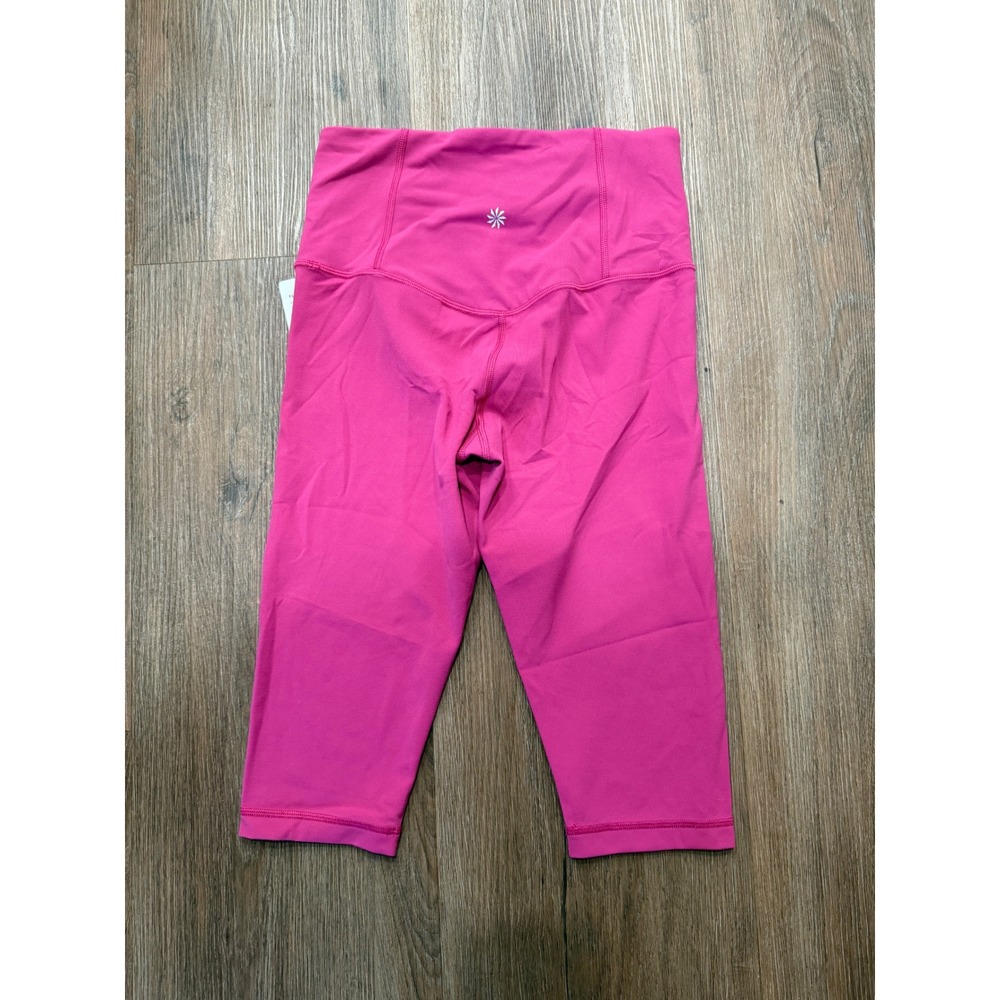 Athleta Elation Crop Pantalon 3/4 Capri Leggings Pink XS Power Of She